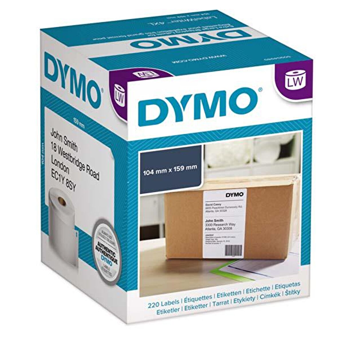 Dymo Lw 4xl Ekstra Geniş Sevkiyat Etiketi 220 Etiket