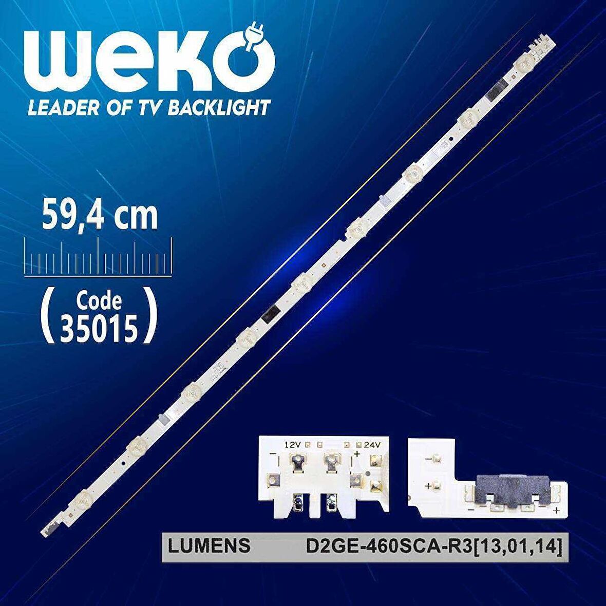 2013SVS46 L 9 REV1.9 130212 - D2GE-460SCA-R3 - 46E25308A - LEFT - 59.4 CM 9 LEDLİ (WK-802)
