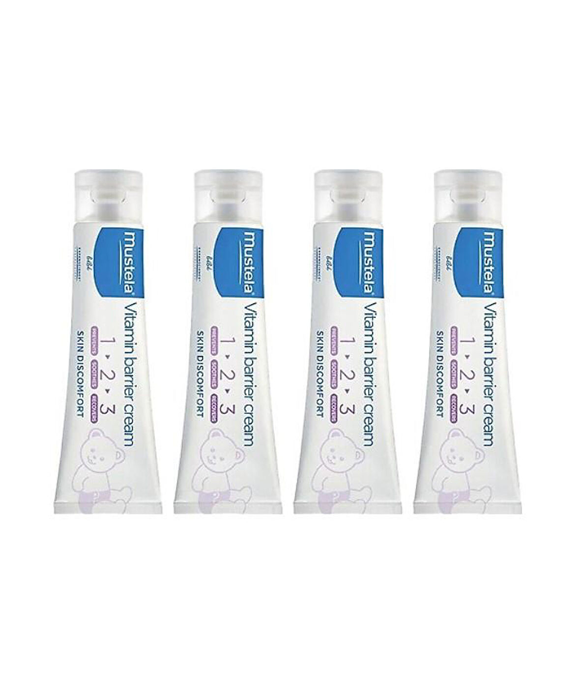 Mustela Vitamin Barrier 1.2.3 50 ml 4'lü Pişik Kremi