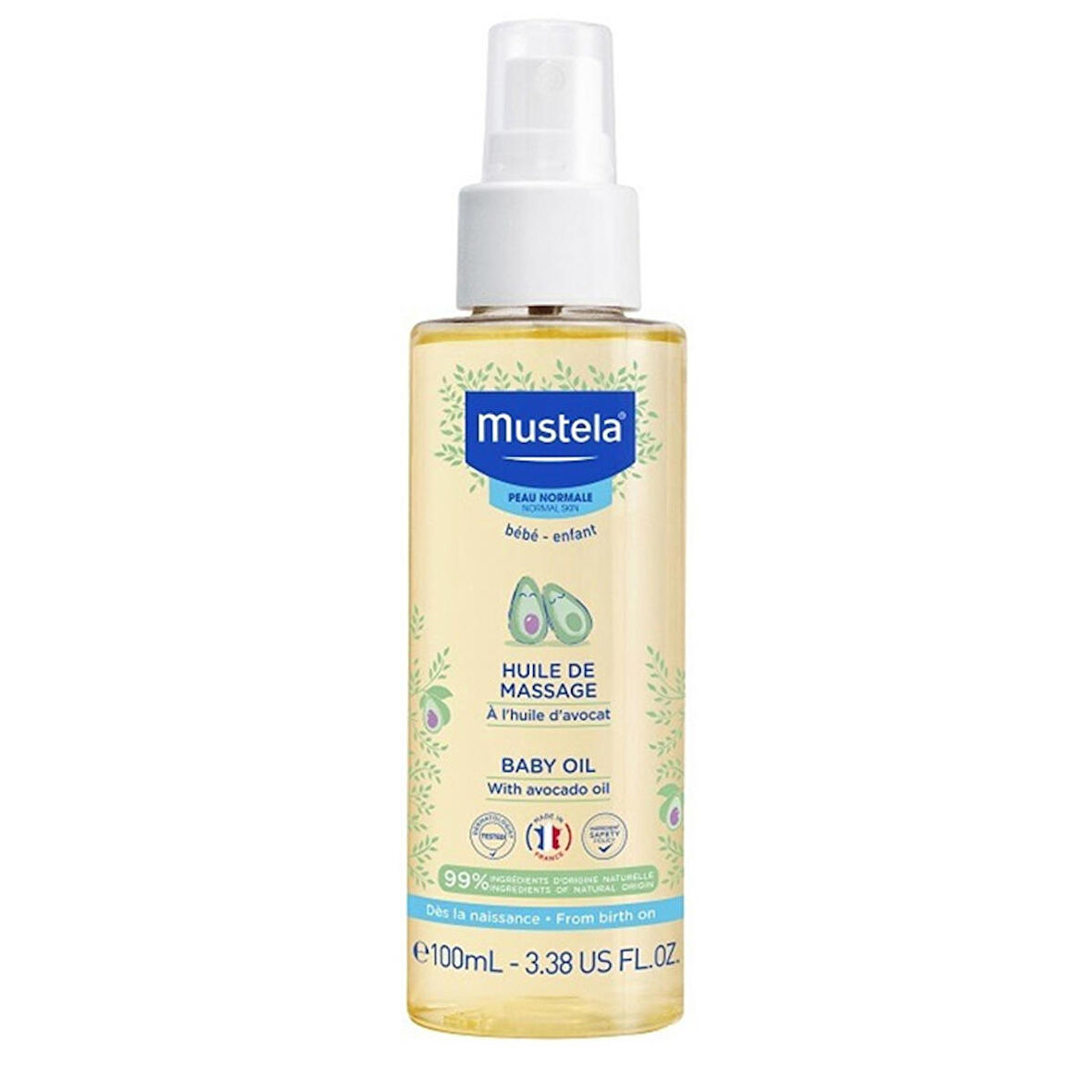 Mustela Bebek Bakım Masaj Yağı 100ml