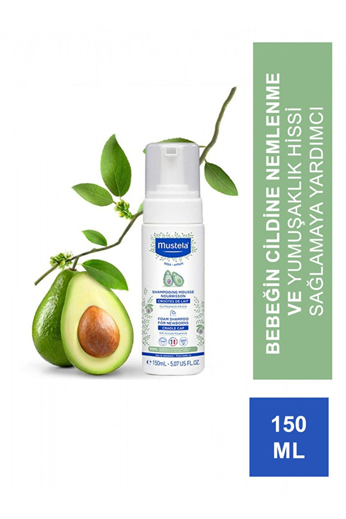 Mustela Yenidoğan Köpük Şampuanı 150 ml