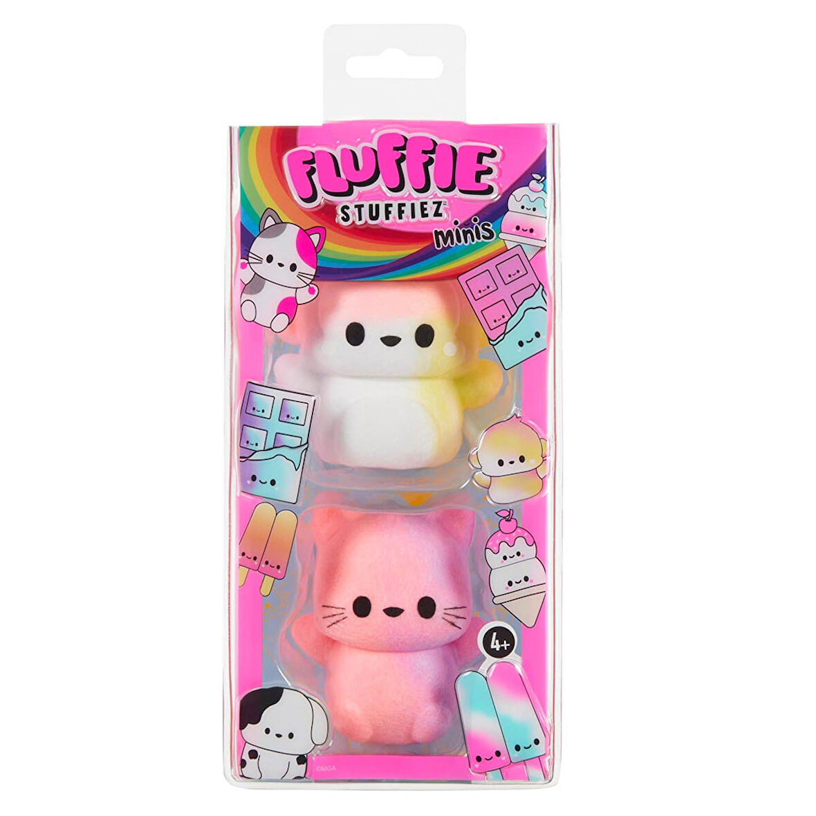Fluffie Stuffiez Minis Maymun ve Kedi 529217