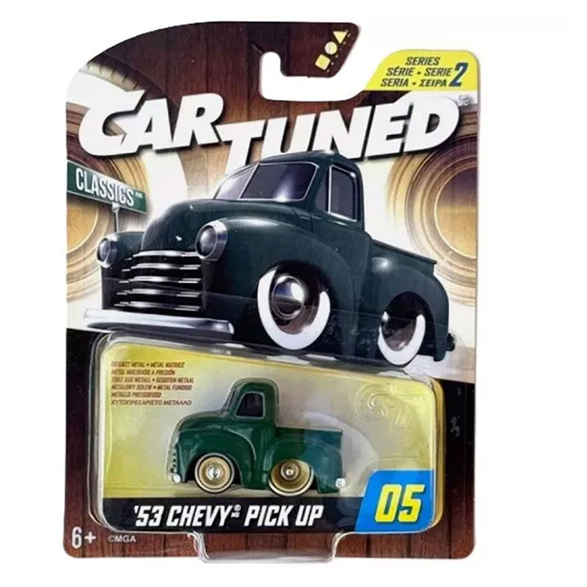 CarTuned S2 1953 Chevy Pickup Yeşil Klasik Araba 530121
