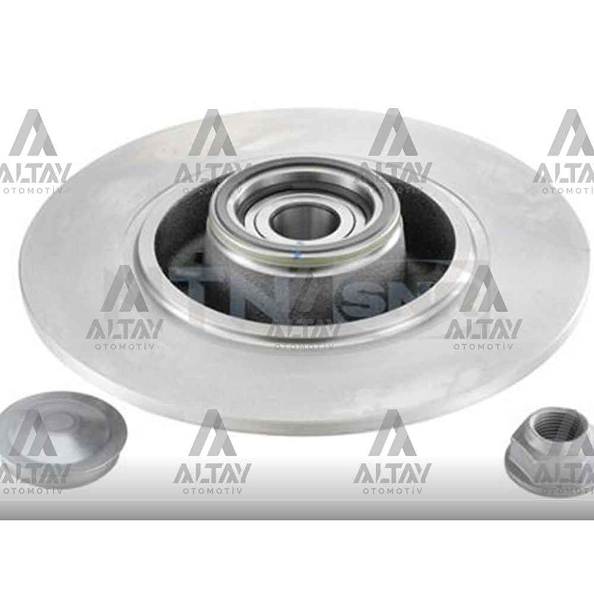 FREN DİSKİ MEGANE III 08-15 / CLIO IV / SCENIC III 09= ARKA DÜZ ABSLİ PORYALI RULMANLI 260-5