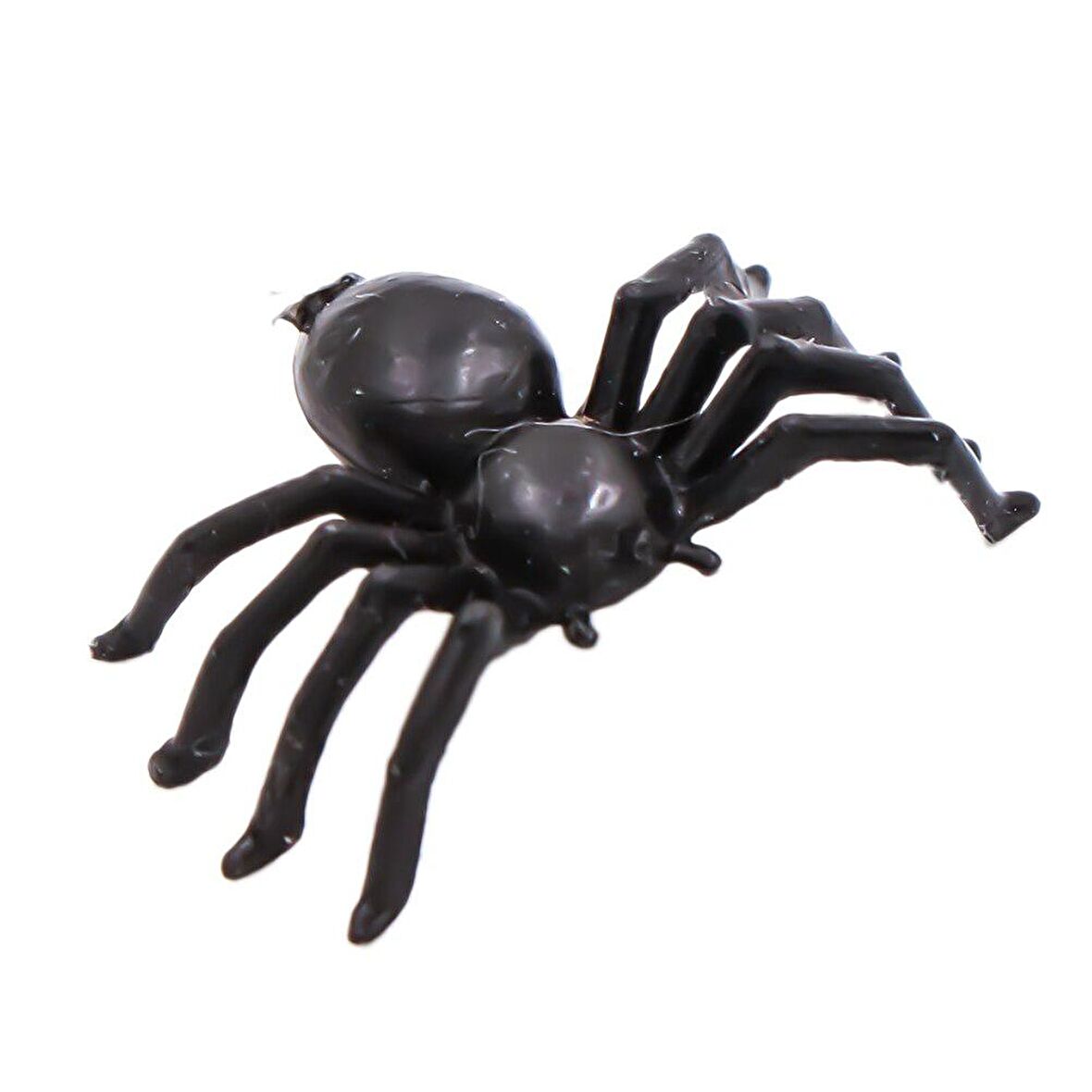 CADILAR BAYRAMI HALLOWEEN ŞAKA ÖRÜMCEK SİYAH PLATİK FİGÜR 13CM X 7CM - 1 ADET