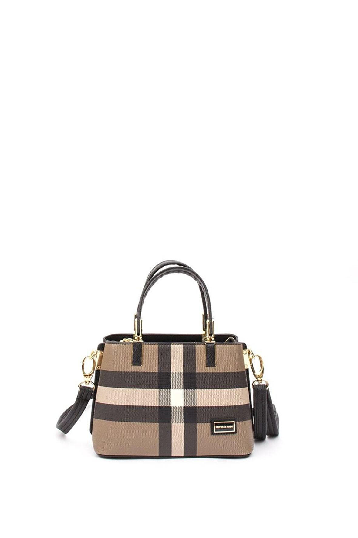 Silver Polo    987-35099 SILVER POLO KADIN EL ÇANTASI MK80 KAHVE-MAT SİYAH