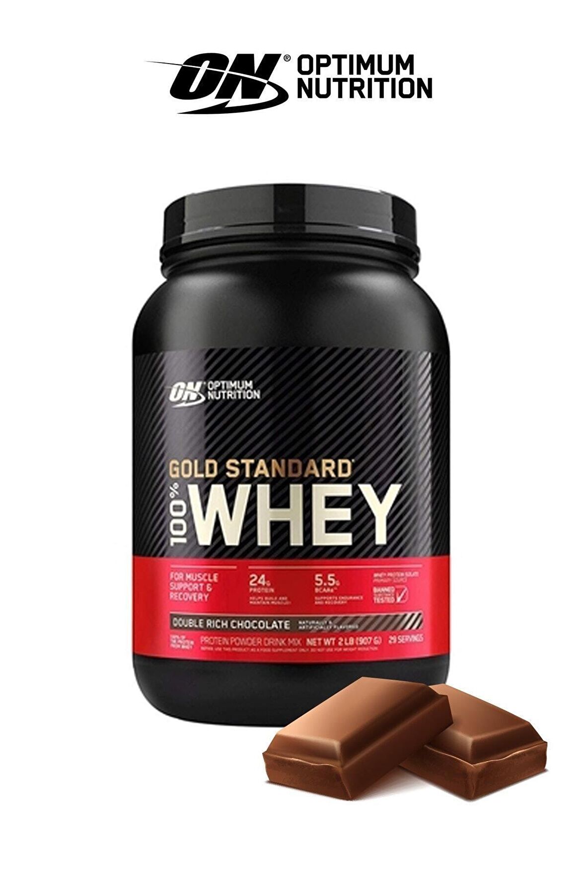 Optimum Çikolata Aromalı Gold Standard Whey Protein Tozu 908 Gr