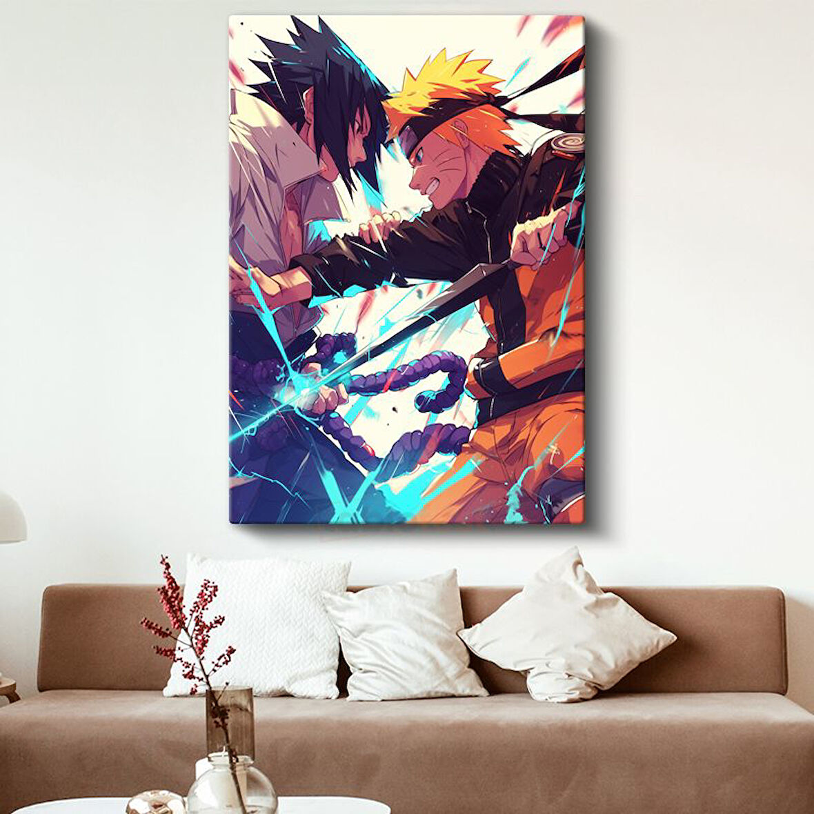 Efsanevi Düello - Ninja Savaşçıları Anime Kanvas Tablo