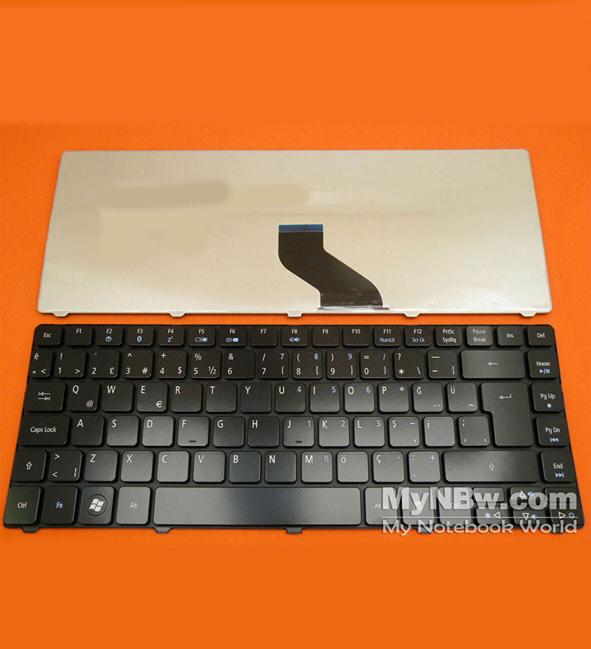 Acer Aspire 3750G Klavye Türkçe Siyah