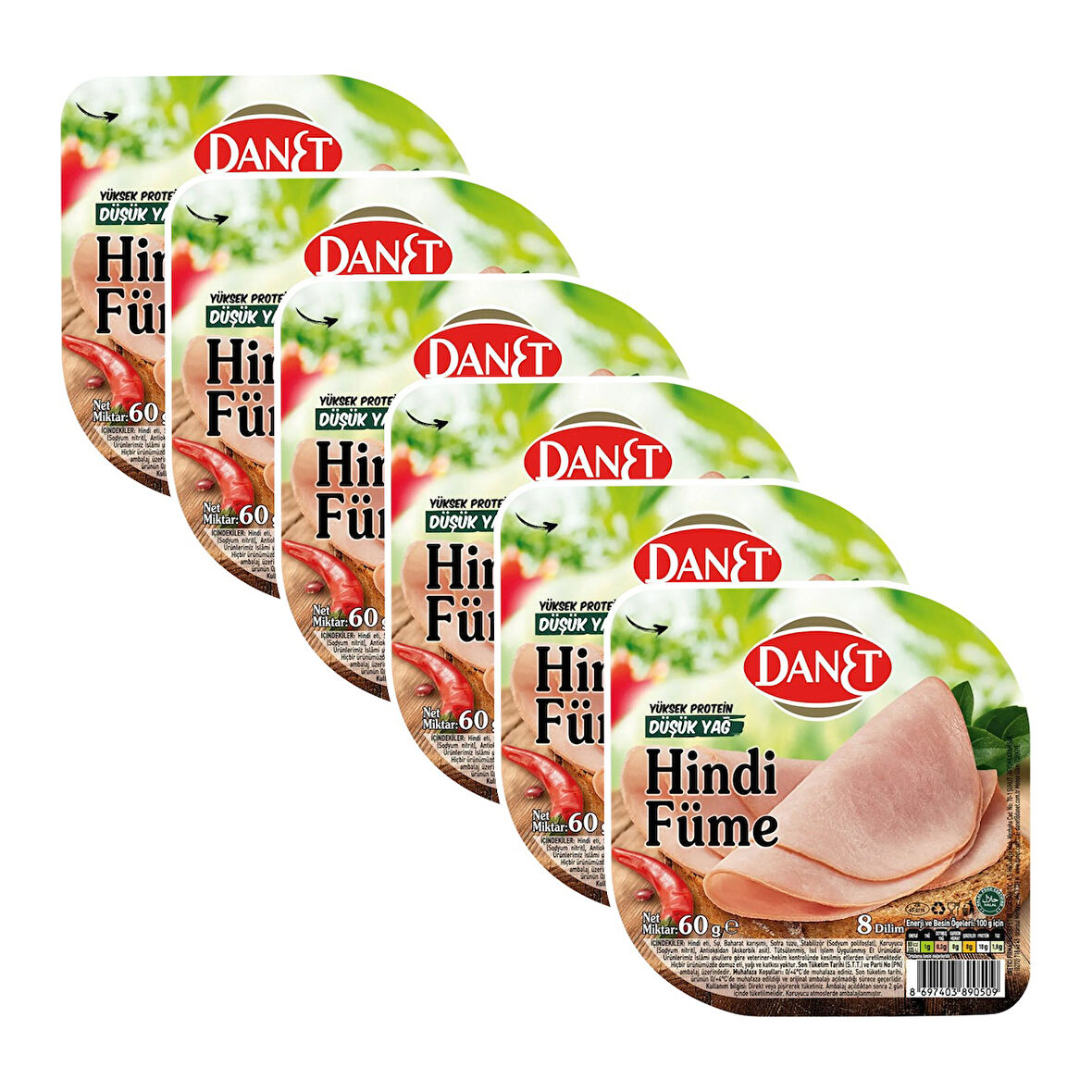 Danet Hindi Füme 60 gr x 6 Adet