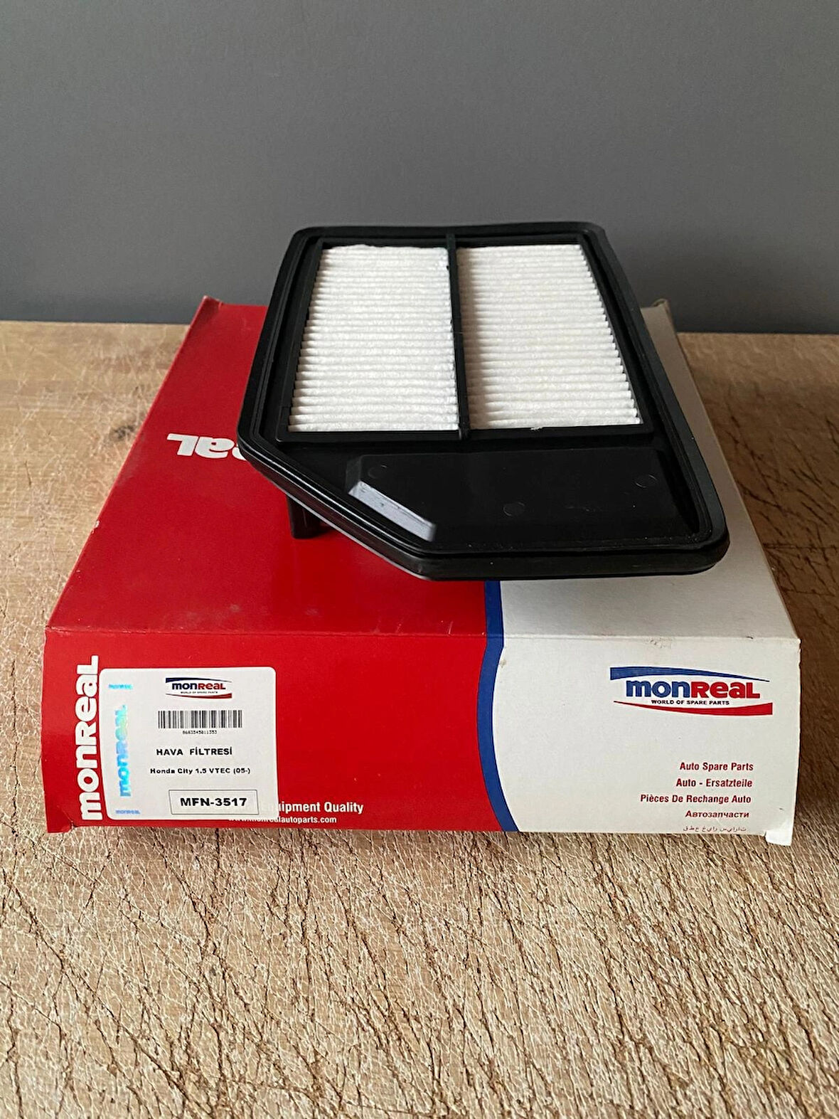 Monreal MFN-3517 Hava Filtresi Honda City 1.3-1.4-1.5 (2005 Sonrası) / Jazz