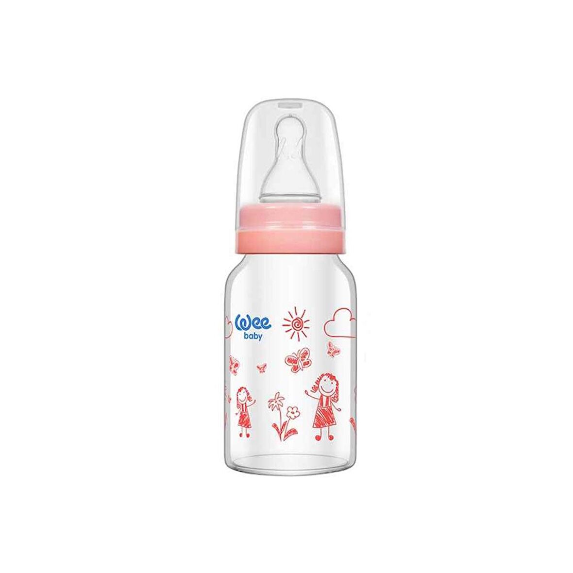 Wee Baby 770 Isıya Dayanıklı Cam Biberon 120 ml