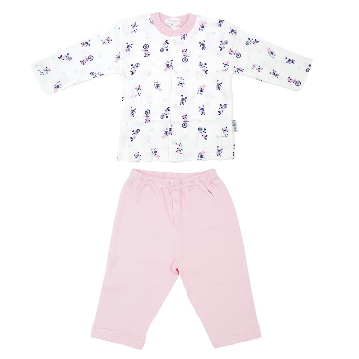 Sebi Bebe Bisikletli Bebek Pijama Takımı 2261