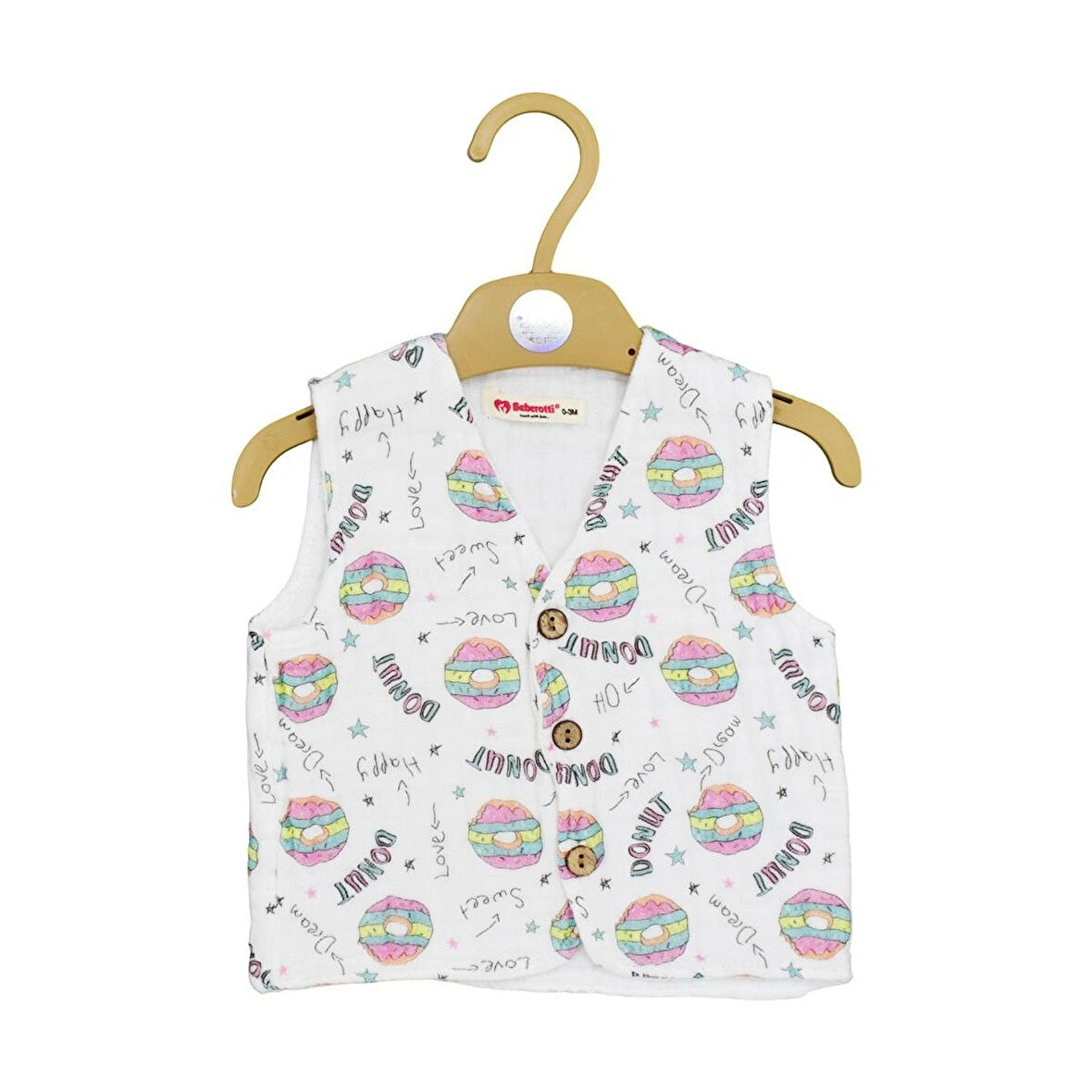 Beberotti 4 Katlı Müslin Bebek Yelek 270