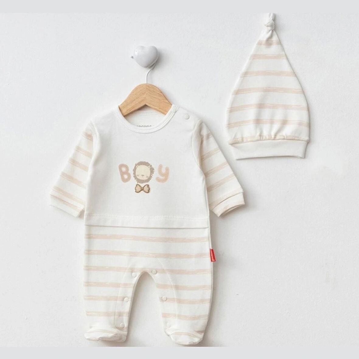 Cocopoco Şapkalı Bebek Tulumu 1072