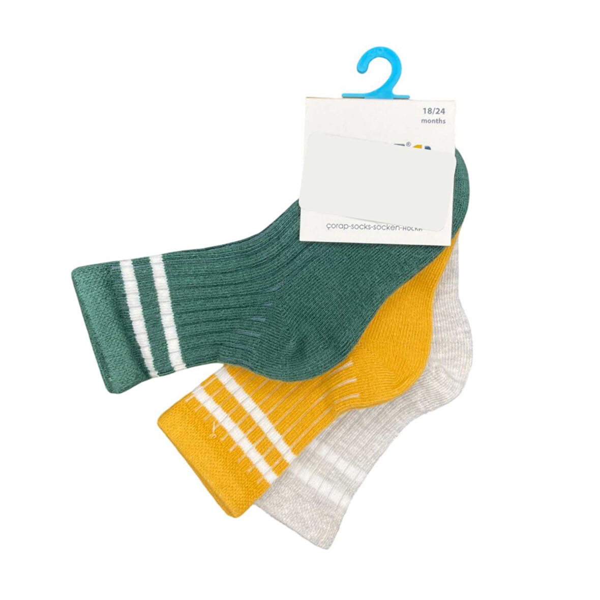 Defne Baby 3 Lü Bebek Çorabı E037-23