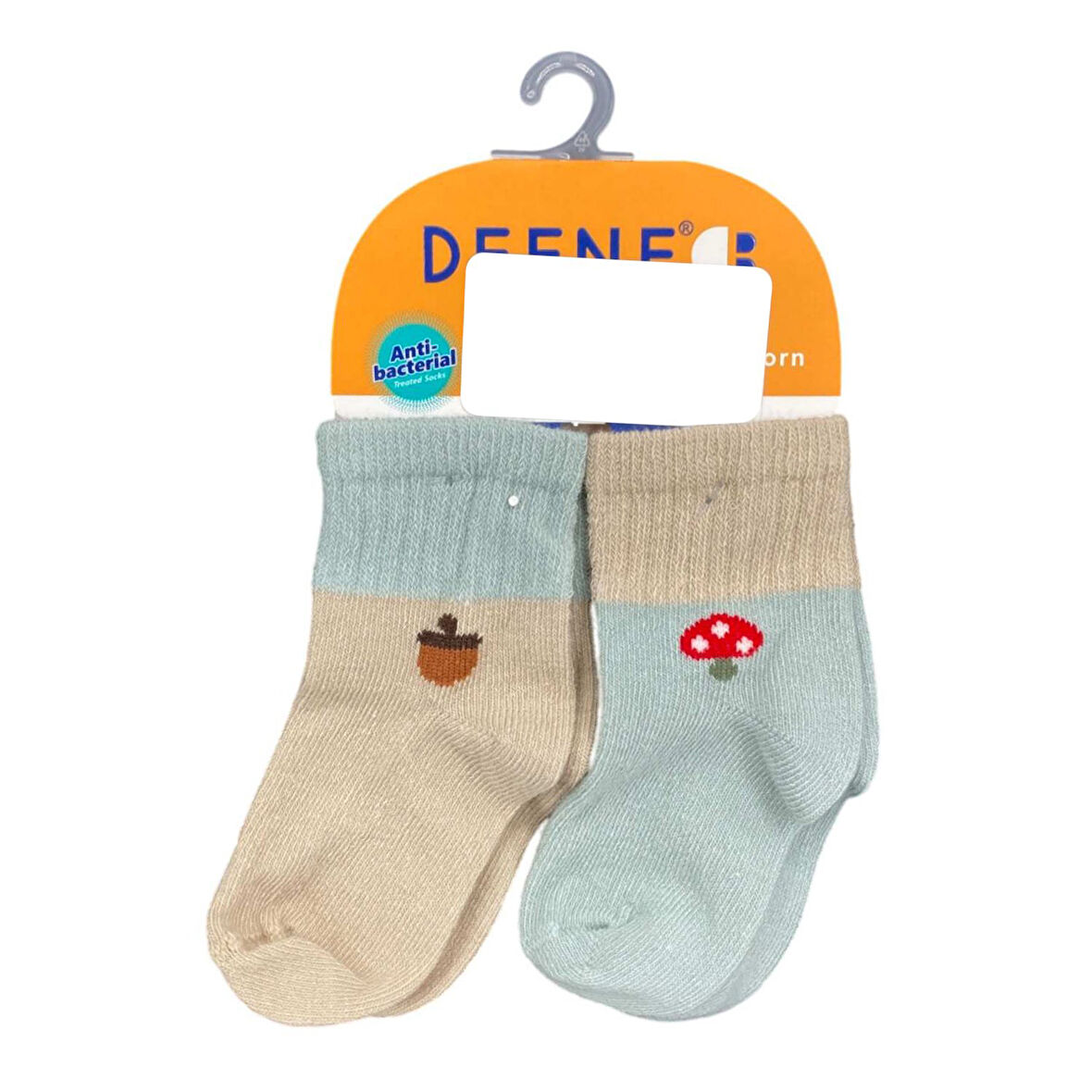 Defne Baby 2'li Bebek Çorabı U003-24