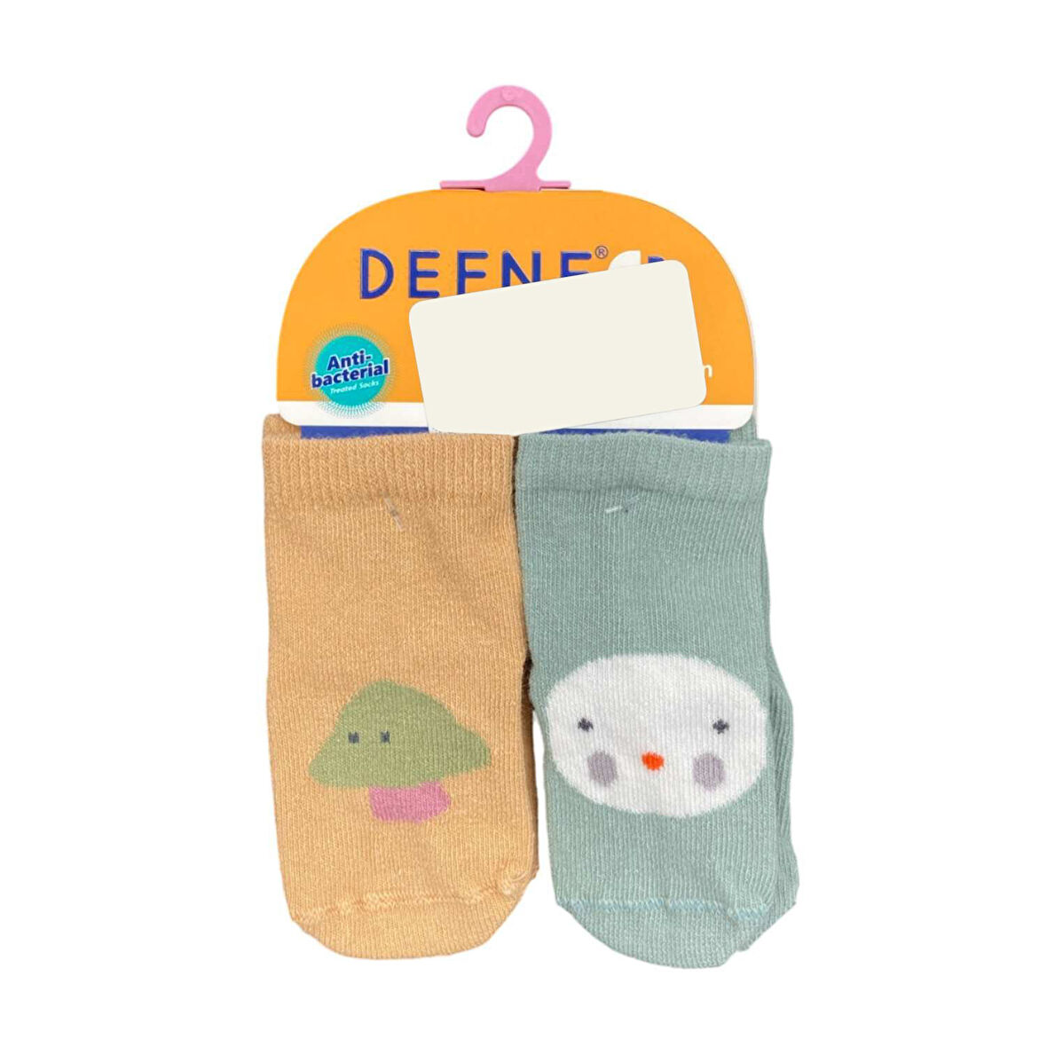 Defne Baby 2'li Bebek Çorabı K004-24