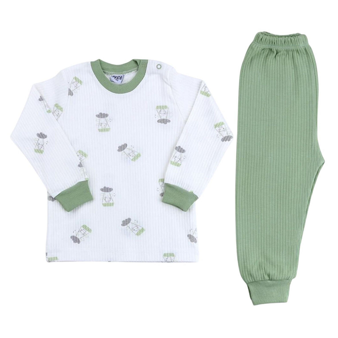 Sebi Bebe Paraşüt Pijama Takım 9158