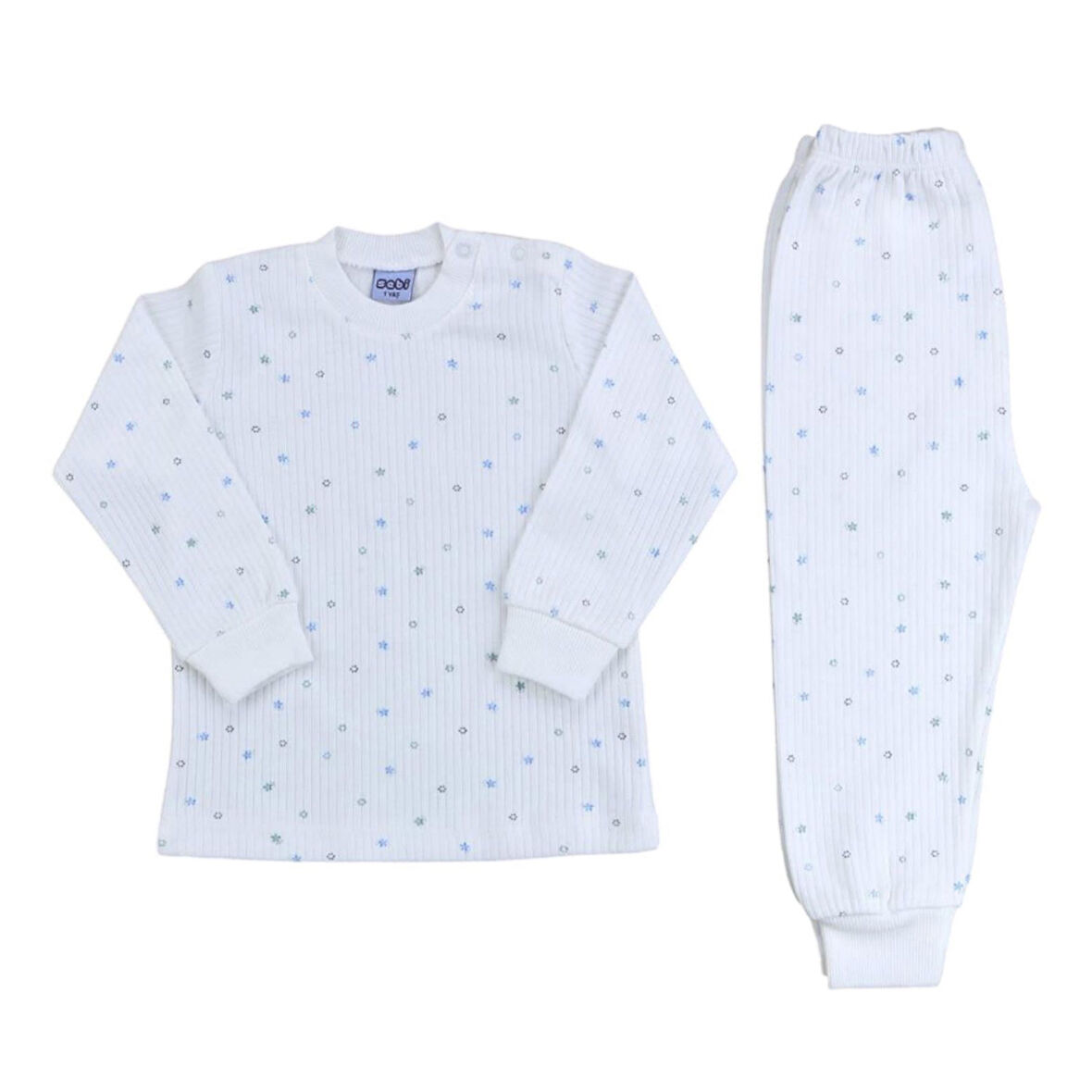 Sebi Bebe Nokta Çiçek Pijama Takım 9154