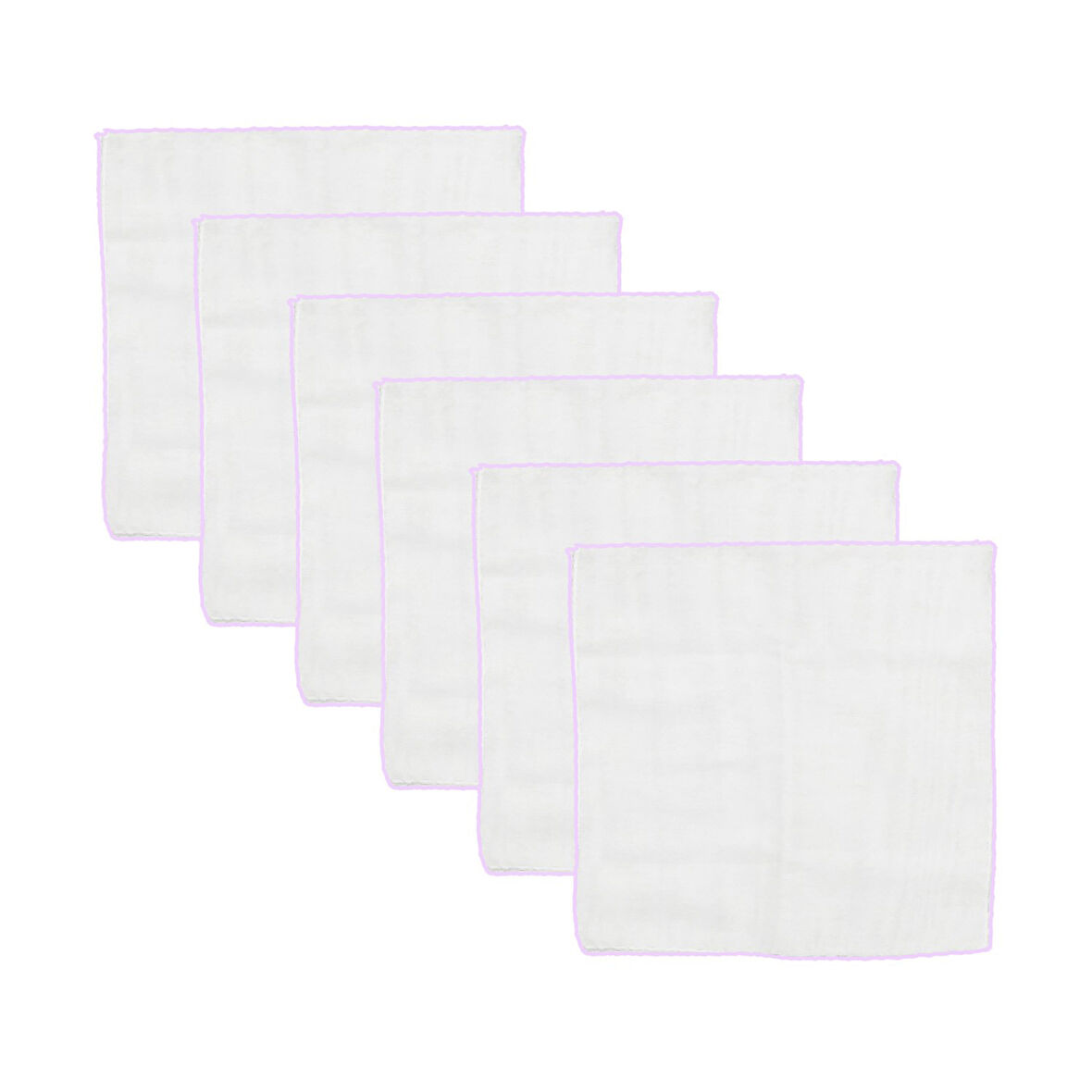 Sebi Bebe Tülbentli Bebek Ağız Mendili 6'li 7555