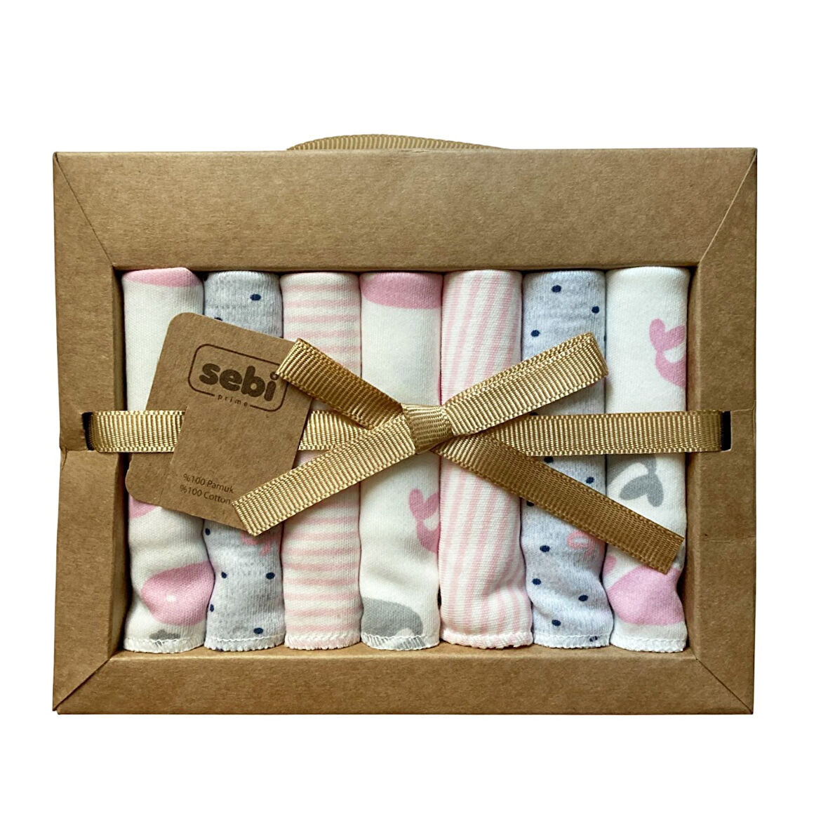 Sebi Bebe Müslin Bebek Ağız Mendili 7'li 2009