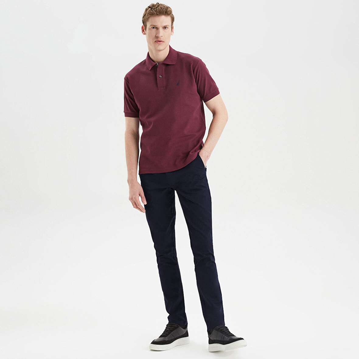 Nautica Erkek Lacivert Slim Fit Chino Pantolon