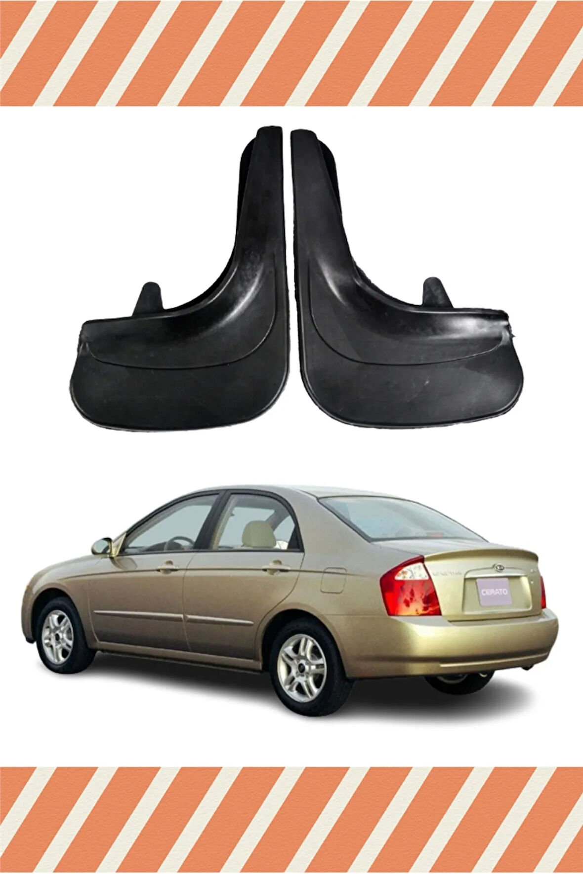 Kia Cerato 2004-2009 2’li tozluk çamurluk paçalık pratik ve şık