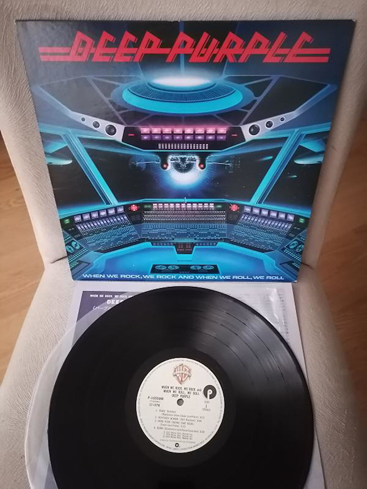 DEEP PURPLE When We Rock, We Rock And When We Roll,We Roll 1978 Japonya Basım LP Plak Albüm Obi’siz