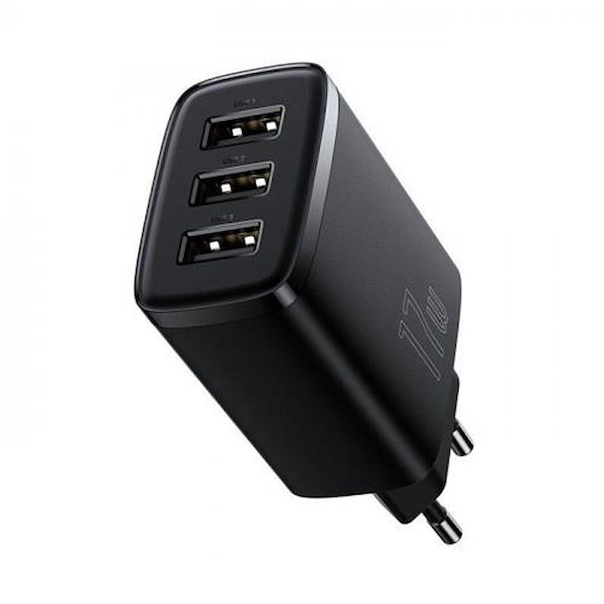 Baseus USB 17 Watt Hızlı Şarj Aleti Siyah