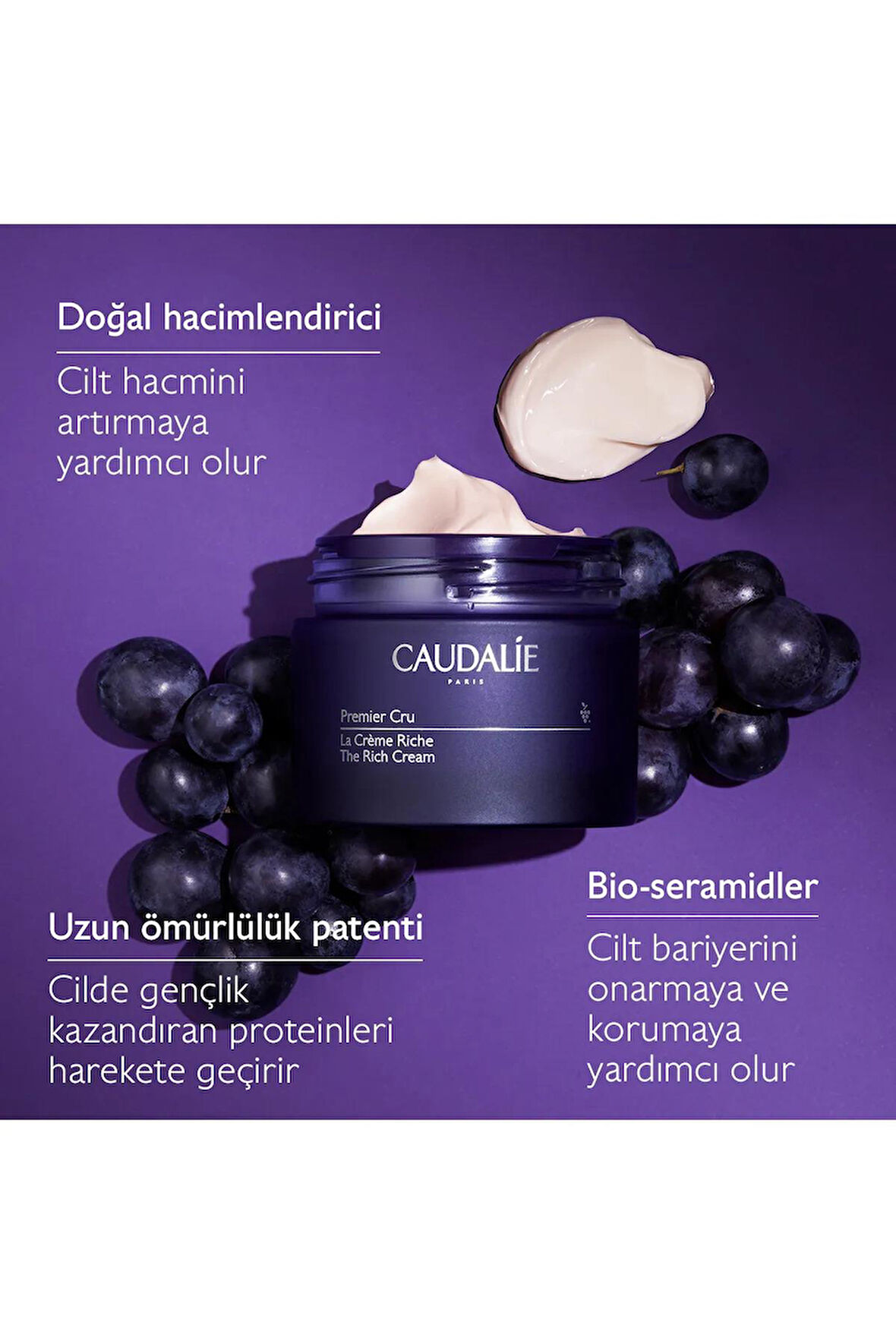 Caudalie Premier Cru The Cream Yedek Kapsül 2025 50 ml