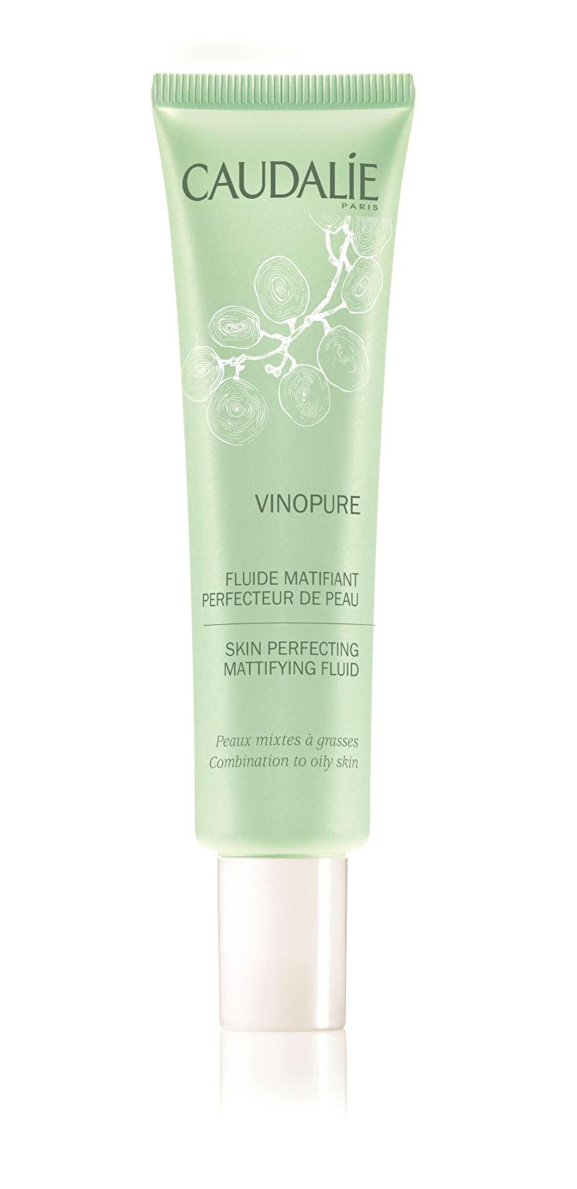 Caudalie Vinopure Tüm Cilt Tipleri İçin Su Bazlı Yağsız Matlaştırıcı Yüz Bakım Kremi 40 ml