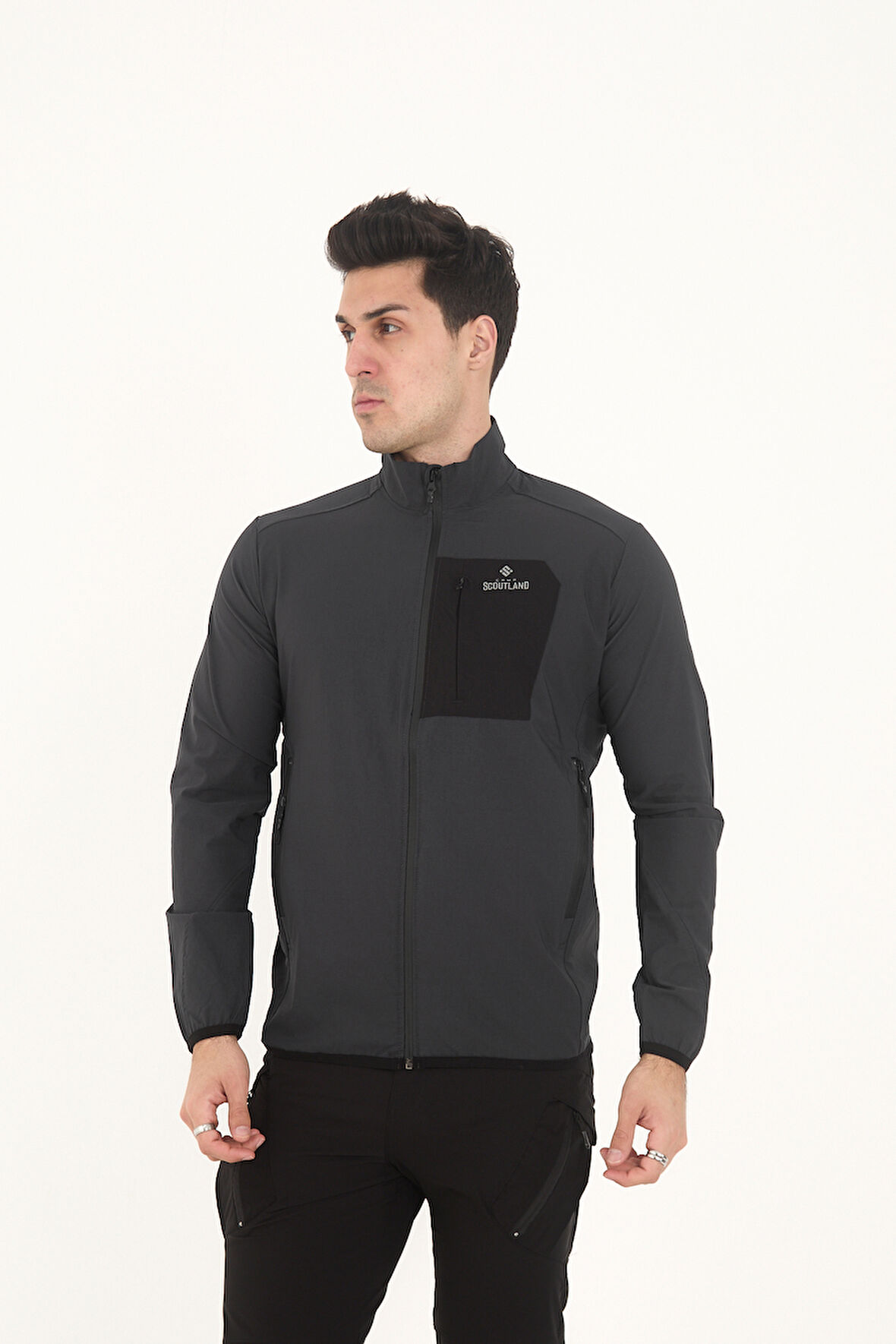 Camp255 Outdoor Tactical Su İticili Erkek Fermuarlı Taktik Sweatshirt
