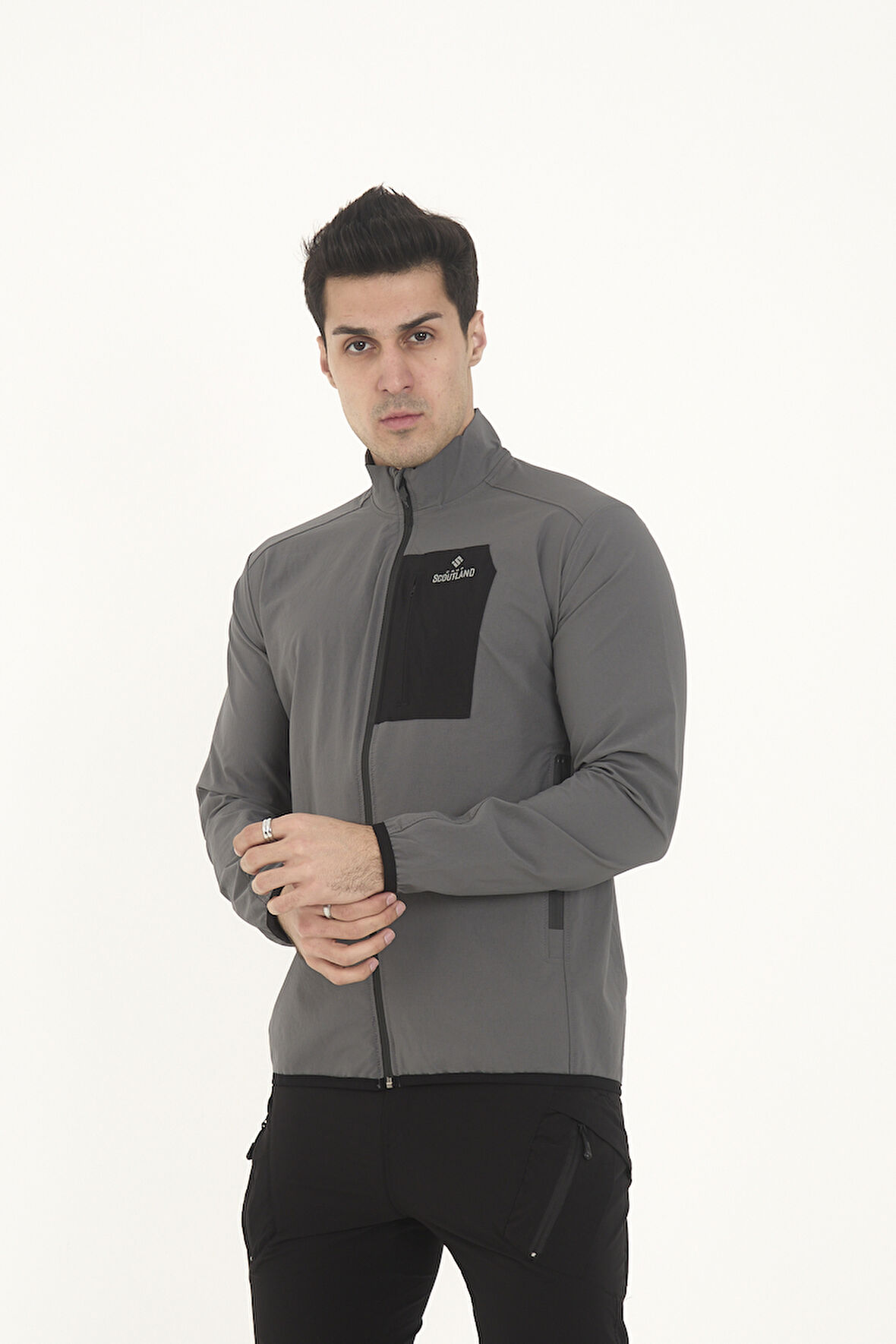 Camp255 Outdoor Tactical Su İticili Erkek Fermuarlı Taktik Sweatshirt