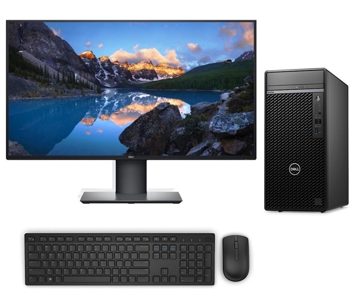 DELL Optiplex 7010MT Plus İntel Core i7-13700 16GB 256GB SSD 23.8 MON Freedos Masaüstü Bilgisayar N014O7010MTM01+ZettaUsbBellek