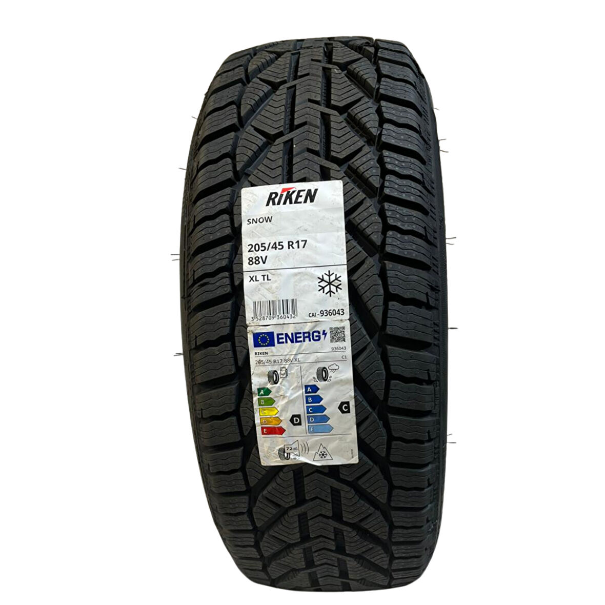 205/45R17  RİKEN SNOW 88V XL KIŞ