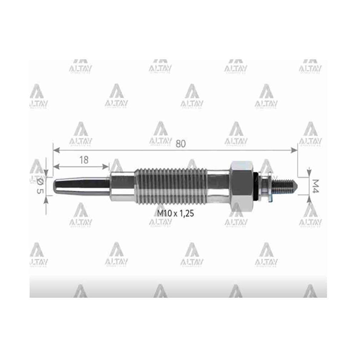 KIZDIRMA BUJİSİ (ISITMA) L-200  90-99 / L-300  90-98 11V. ŞOKLU