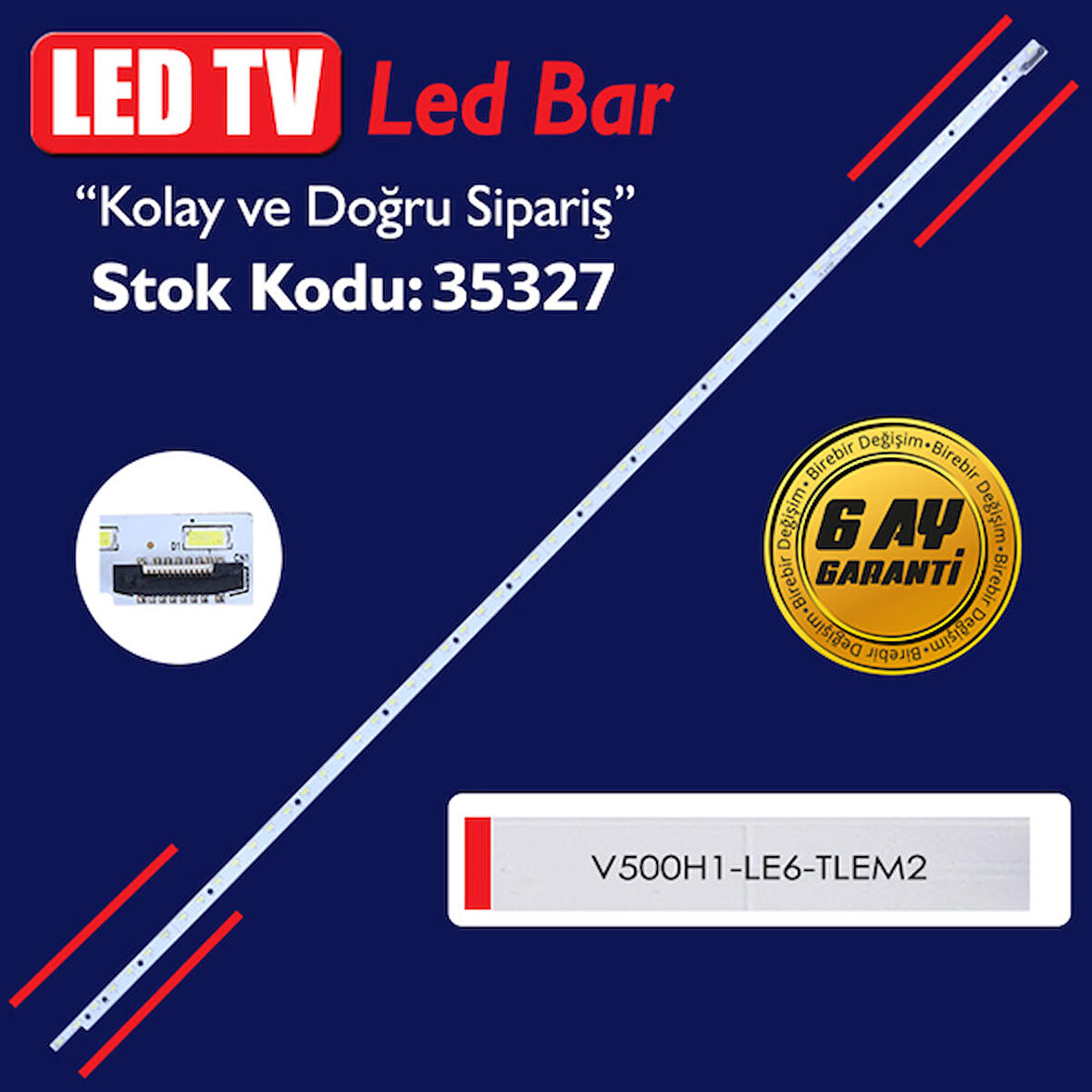 V500H1-LS6-TLEM2 - 61.8 CM 56 LEDLİ - (WK-943)