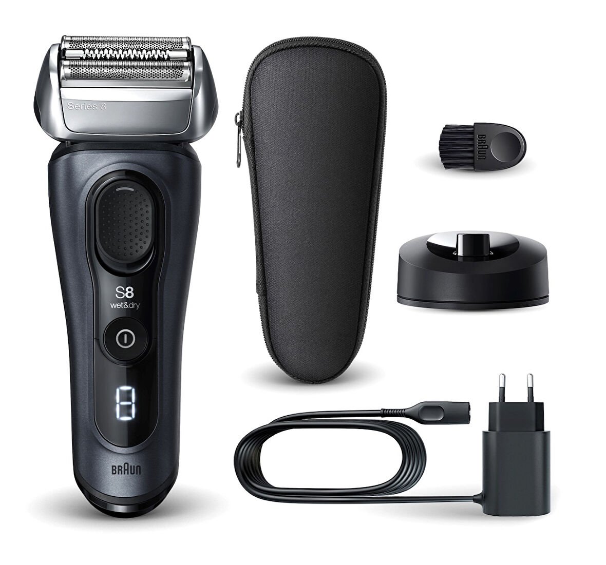 Braun Series 8 8513s Şarj Standlı Islak & Kuru Elektrikli Tıraş Makinesi