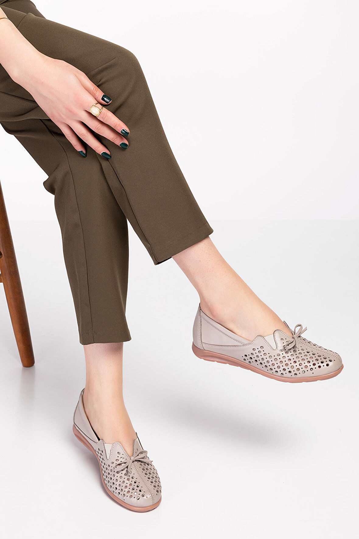 Gondol Hakiki Deri Ortopedik Taban Günlük Ayakkabı   esfa.2605