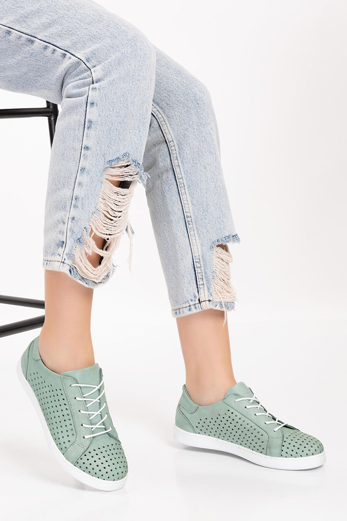 Gondol Kadın Hakiki Deri Günlük Rahat Ayakkabı gnd.108