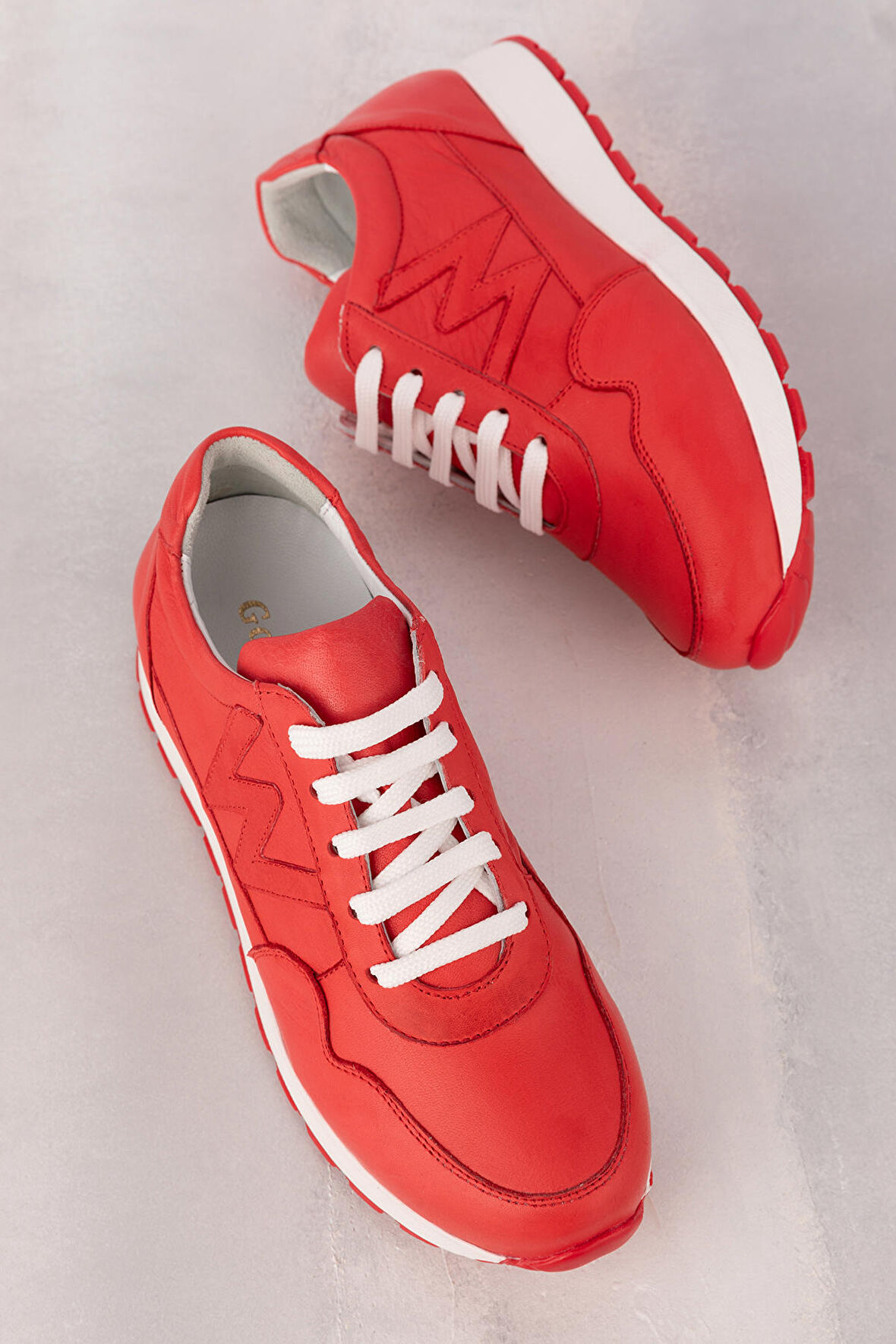 Gondol Içi Dışı Hakiki Deri Anatomik Taban Spor Ayakkabı flf.444