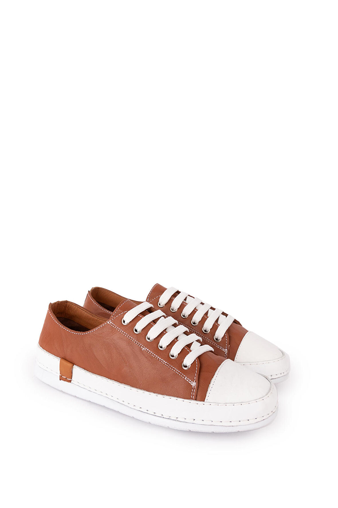 Gondol Içi Dışı Hakiki Deri  Hafif Converse Tarz Ayakkabı usl.2136