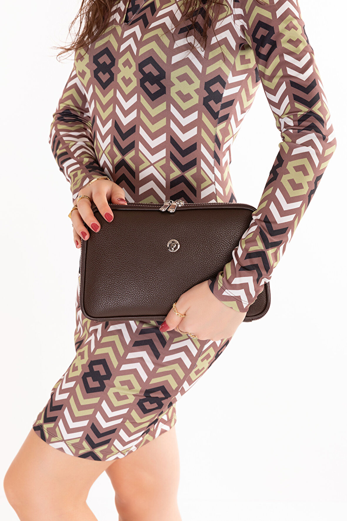 Gondol Kadın Günlük Çapraz Omuz Çantası gp.1327 - Kahverengi - TEK EBAT