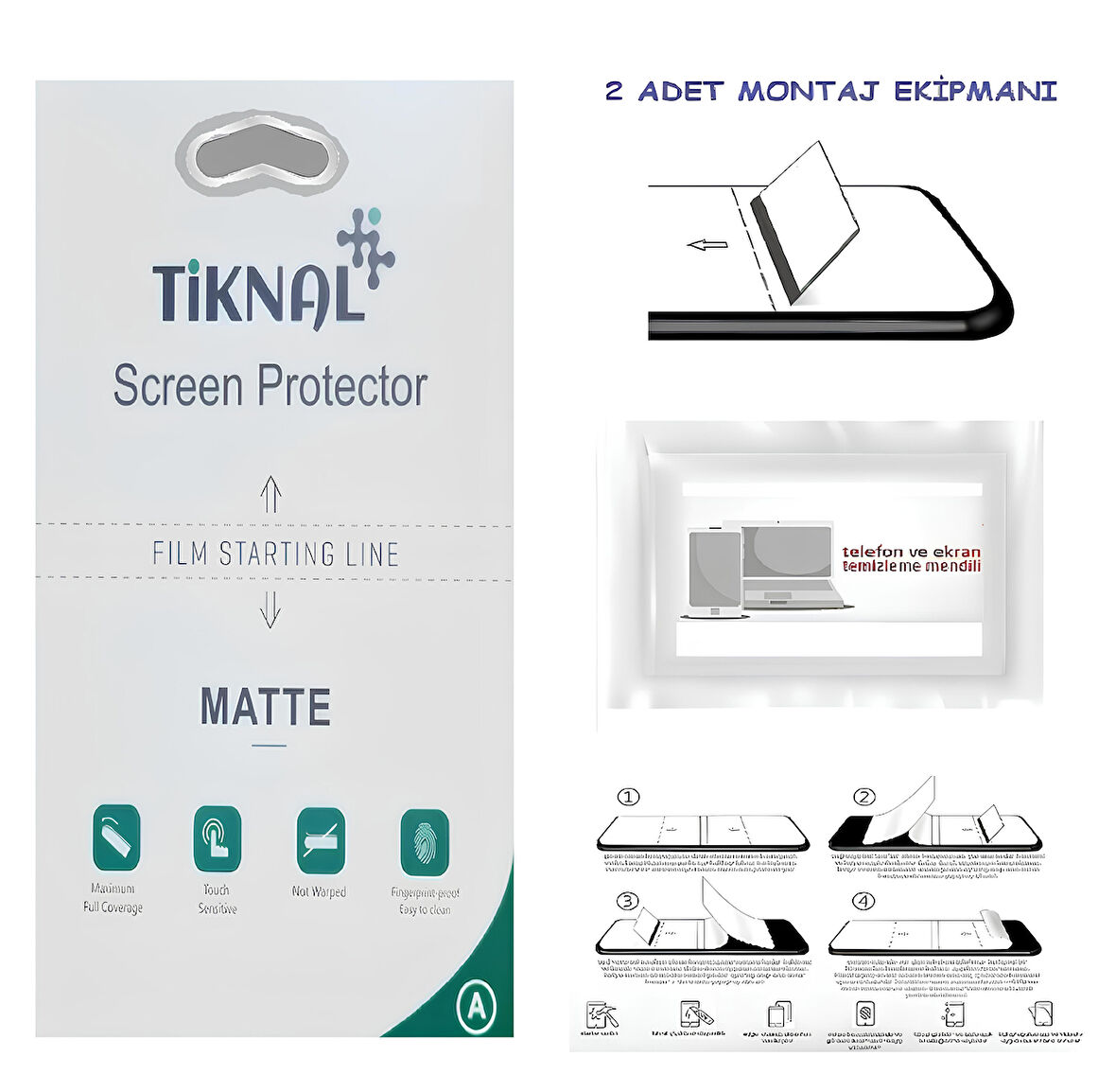 Reeder S19 MAX PRO S - TİKNAL - Nano Ekran Koruyucu Ultra İNCE Esnek MAT Şeffaf