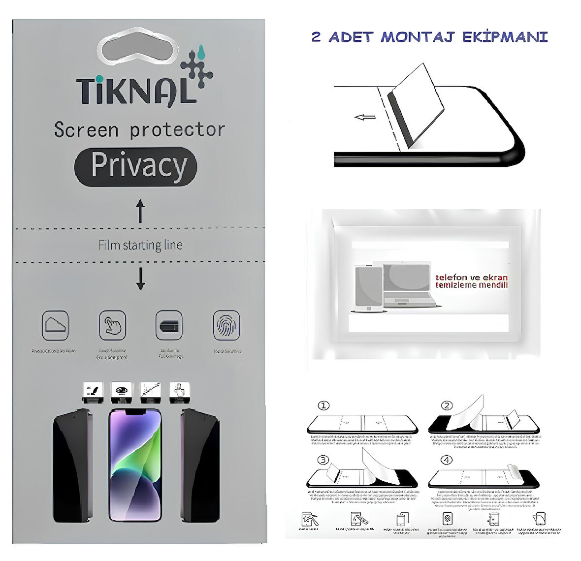 Omix X6 - TİKNAL - Nano Ekran Koruyucu Ultra İNCE Esnek MAT HAYALET