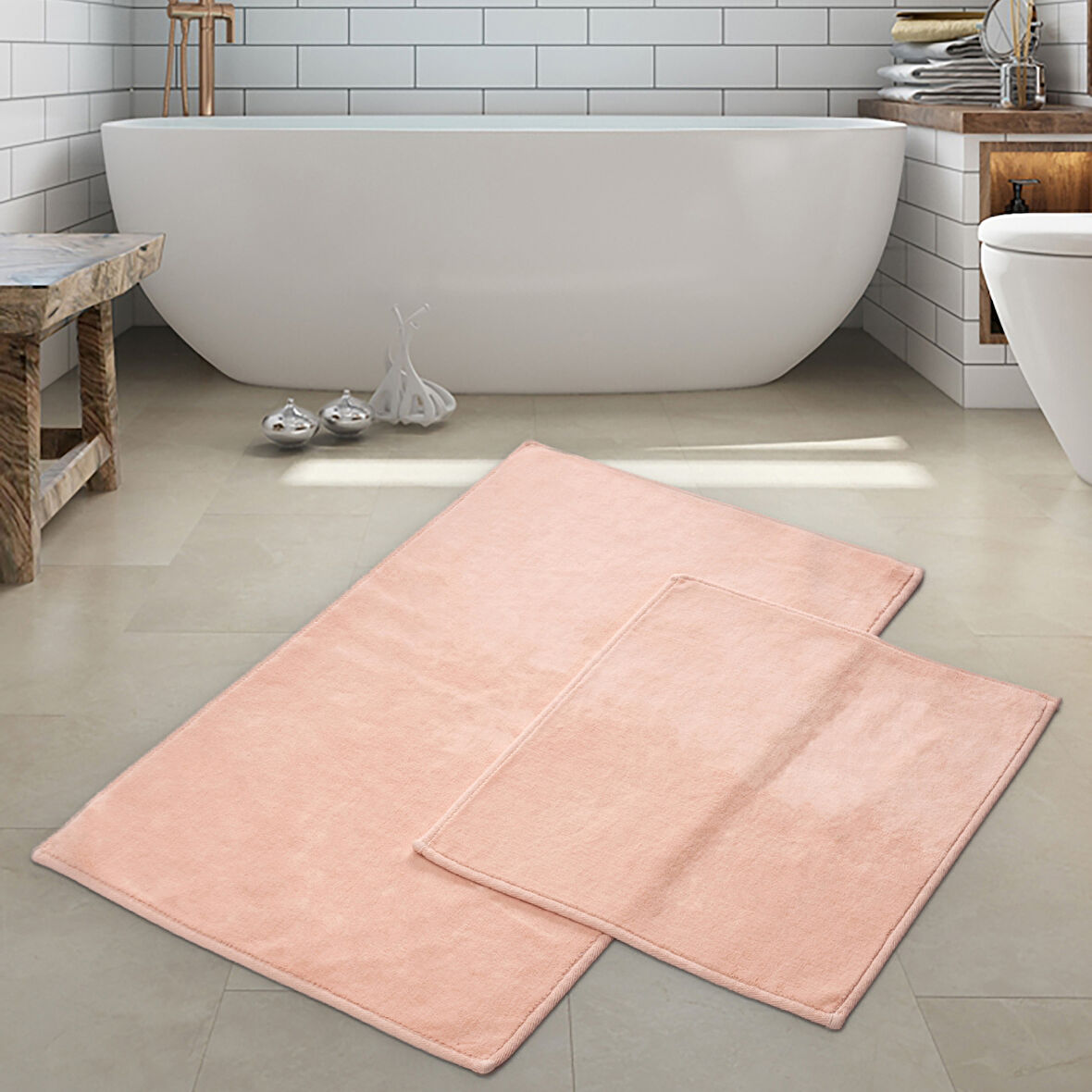 Alanur Home Pamuklu 2 Li Banyo Paspası