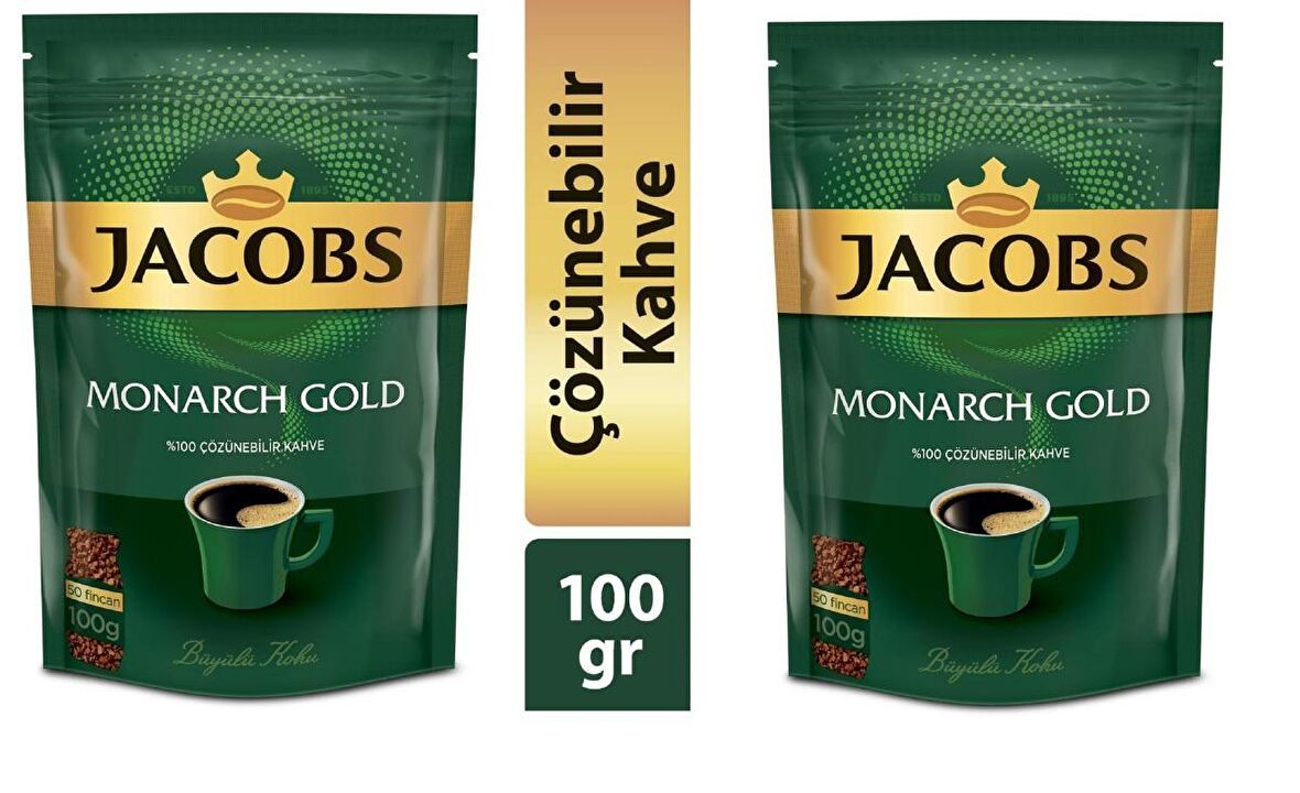 JACOBS MONARCH GOLD 100 GR X 2 ADET