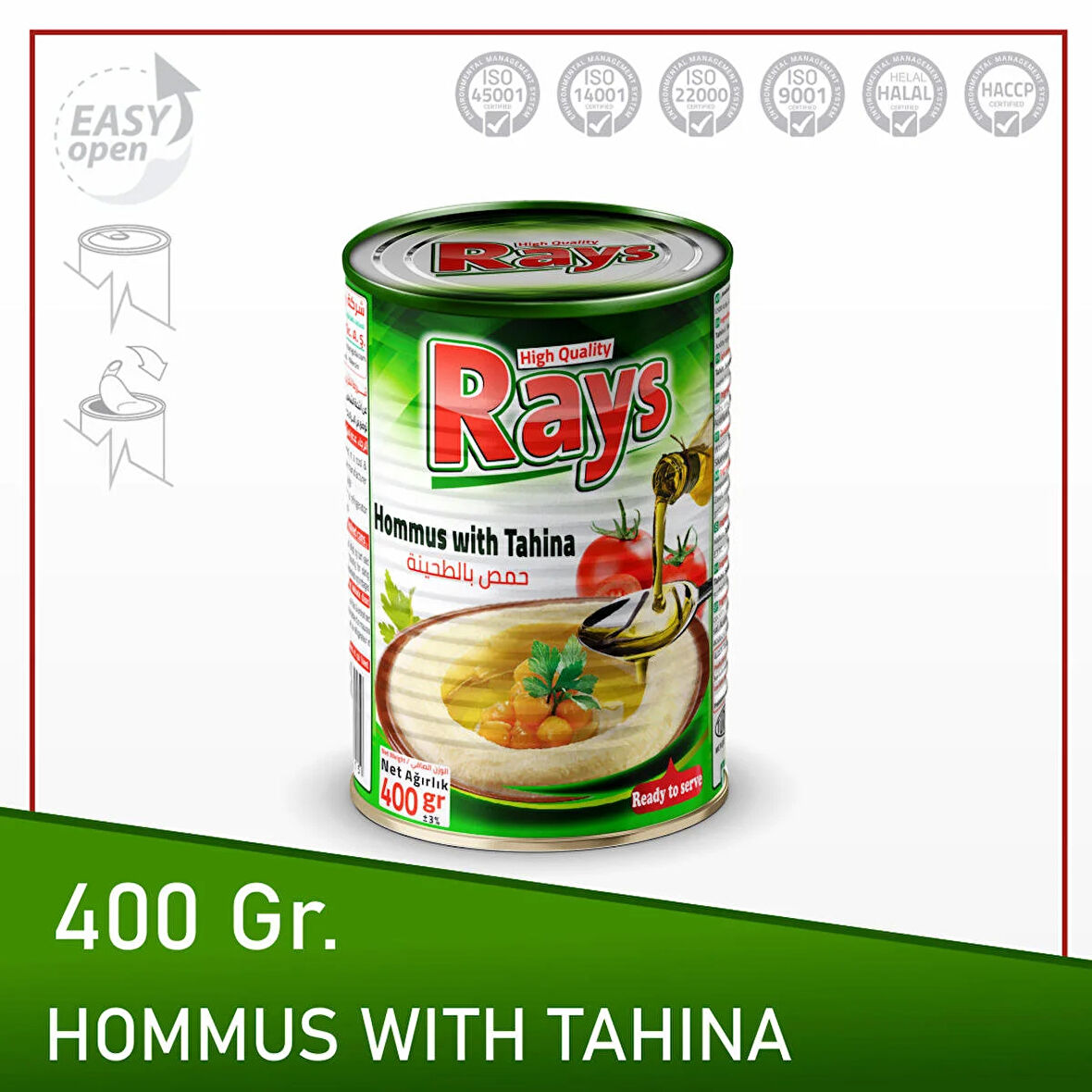 Rays Tahinli Nohut Ezmesi Humus 400 G