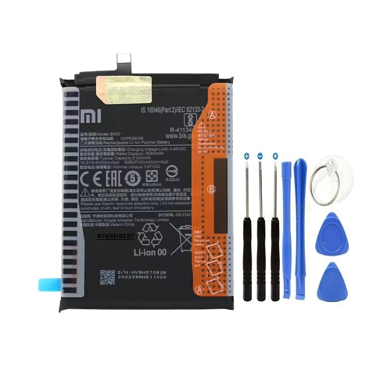 Xiaomi Poco X3 Pil Batarya Bn57 + Tamir Seti